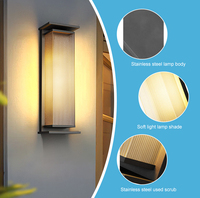 Applique Murale Solaire LED Extérieure Étanche pour Villa, Cour, Jardin, Entrée - IP65, Base en Acier Inoxydable, Lampes de Porche et de Portail