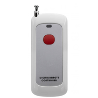 Control Remoto Universal RF de 433MHz con 1/2/4/5/6/8 Botones, Transmisor de Control Remoto Inalámbrico con Código de Aprendizaje para Puerta de Garaje