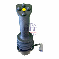 Ensemble de commande de joystick pour niveleuse Caterpillar PM312 PM310, référence 5197975 (519-7975), comprenant la vanne pilote et la poignée de commande.