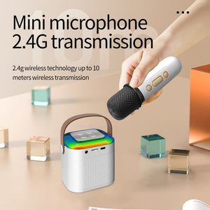 Âm Thanh Loa Mini Bluetooth Microphone Loa Đặt Cho Gia Đình Giải Trí Ngoài Trời KTV Quà Tặng Cho Trẻ Em Bạn Bè Gia Đình - Product Image 3