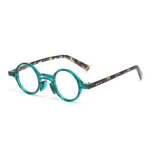 Jamie 2315 Round Plastic Eyeglasses Frames Anti Blue Light Protection Unisex Full Frame Decorative Glasses - Product Image 3