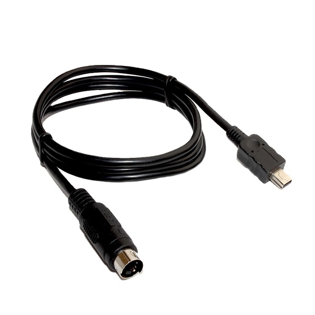 Mini DIN to RCA Cable with 4/8/9/10/13 Pins, Fast Charging PVC Jacketed Wire for Speaker or Monitor, Bare Copper 3M/5M