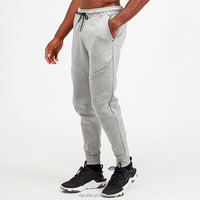 Pantalon de Jogging Homme Haute Qualité Fermeture Éclair Coupe Slim Droite Bas de Survêtement Personnalisé Sport Tech Fleece