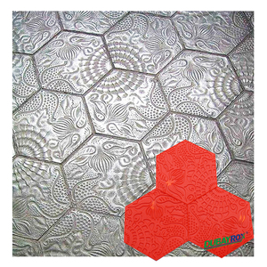 Tapis de gaufrage en béton à texture de pierre - Impression en relief en polyuréthane pour projets de ciment DIY - Antiadhésif, facile à nettoyer - Product Image 3
