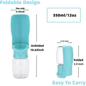 Botella de Agua Portátil para Perros de Alta Calidad, Tazón Plegable para Mascotas, Apta para Viajes al Aire Libre - Product Image 6