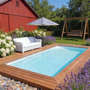 Piscine chinoise en fibre de verre, piscine enterrée, piscine semi-enterrée, piscine en acrylique, piscine ronde extérieure - Product Image 3