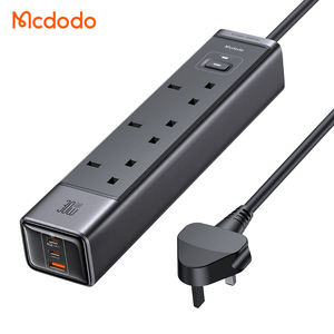 Multiprise de bureau Mcdodo 060 30W GaN, distribution multi-ports 6 en 1, 2 USB-C + USB + 3 prises AC, protection contre la surcharge OTP, PD3.0 <span class=keywords><strong>PPS</strong></span> QC4.0 SCP - Product Image 1