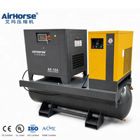 Compresseur d'air industriel à vis à faible bruit 15KW 20HP 1,9-2,5 M3/min, 67 CFM-88 CFM, 7 Bar-13 Bar pour la réparation automobile et la menuiserie