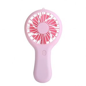 Ventilateur portable USB rechargeable IStapromo Gifts, mini ventilateur silencieux à main avec support de poche en plastique durable - Product Image 3