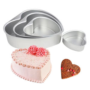 Best-Selling 4/6/8/<strong>10</strong> <strong>Inch</strong> Non-Stick Aluminum Baking Pan Aluminium Heart Shape Removable Bottom <strong>Cake</strong> <strong>Tin</strong> for Baking - Product Image 1