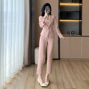 新款高档女式西装外套专业春秋大码西装外套气质高雅 - Product Image 4
