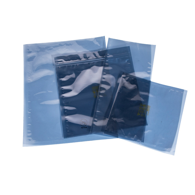 Custom Open Top Anti-Static ESD Shielding Bags Packaging Anti Static Pouch Durable Antistatic Package Bags for Electronics
