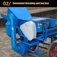 Batteuse multifonctionnelle à prix d'usine pour riz, blé, soja, orge, colza, riz, sorgho