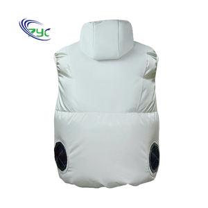 All'<span class=keywords><strong>ingrosso</strong></span> gilet <span class=keywords><strong>di</strong></span> raffreddamento estivo <span class=keywords><strong>di</strong></span> alta qualità con ventilatore giacca da esterno <span class=keywords><strong>abbigliamento</strong></span> OEM/ODM ha sostenuto la lama <span class=keywords><strong>di</strong></span> plastica - Product Image 3