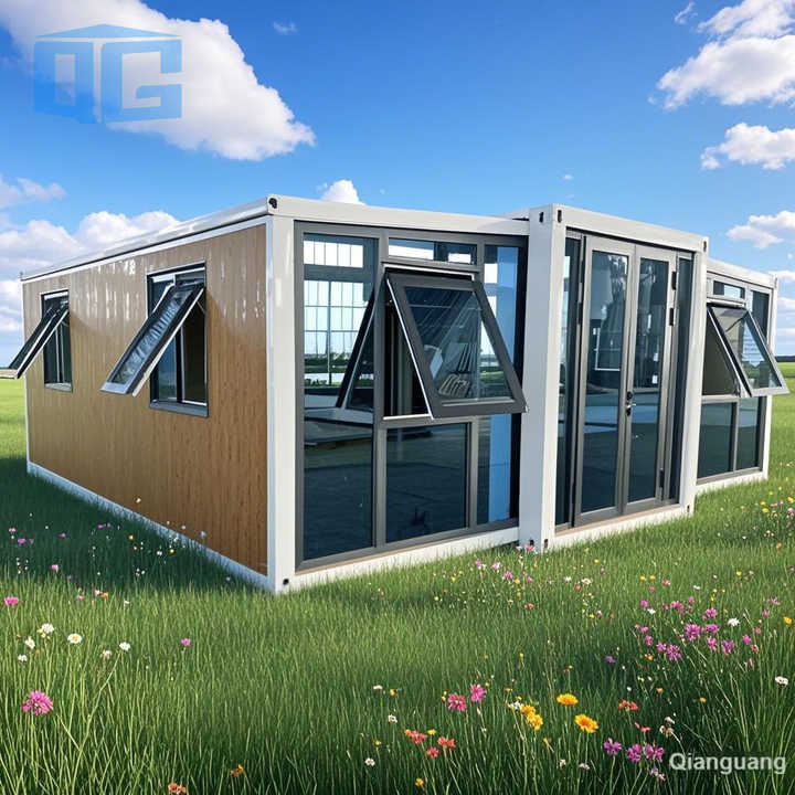 Portable 2 Bedroom Expandable House - Foldable Prefab Container Homes ...