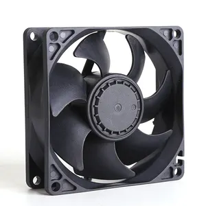 Endüstriyel havalandırma EC/AC fırçasız gürültüsüz soğutma fanı 8025 80x80x25mm 220v Ac Fan