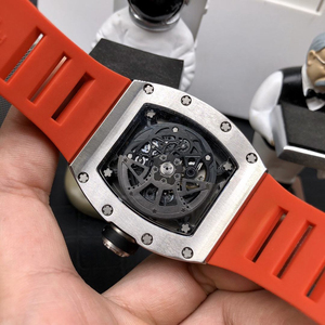 High-end men's mechanical <b>watch</b>, tonneau-shaped titanium diamond-<b>set</b> automatic mechanical <b>watch</b> 030 - Product Image 6