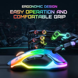 เมาส์เกมมิ่ง ONIKUMA CW925 Mini RGB Backlit แบบมีสาย USB สำหรับแล็ปท็อป พร้อมไฟ LED รุ่นล่าสุด - Product Image 5