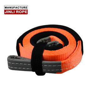 JINLI OEM 17600lbs Sangle de remorquage <span class=keywords><strong>3</strong></span> "X 20m Polyester Treuil Extension Sangle Arbre Camion Protecteur Sangle Snatch Sangle Égaliseur Sangle - Product Image 5