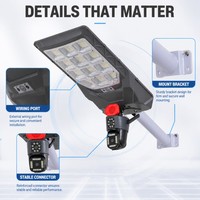 Luminaria Solar Ecológica y Estable para Carreteras con Monitoreo Binocular para Conjuntos de Viviendas