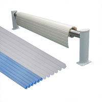 Vente en gros de couverture de piscine de sécurité rétractable en polycarbonate, conception unique électrique, automatique et étanche