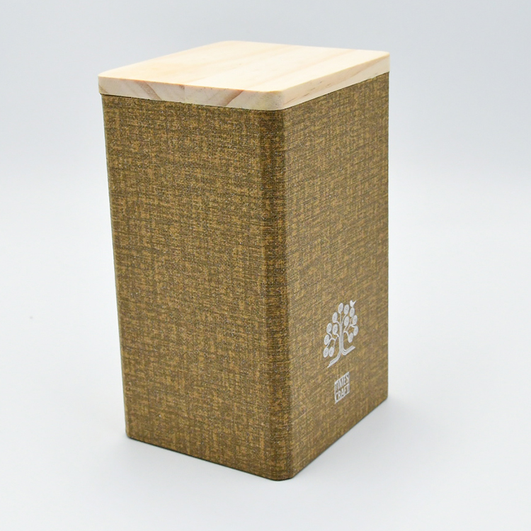 Kraft Paper Tube Tea Recycled Eco Friendly Custom Design Food Paper Tube Packaging For Tea with metal lid