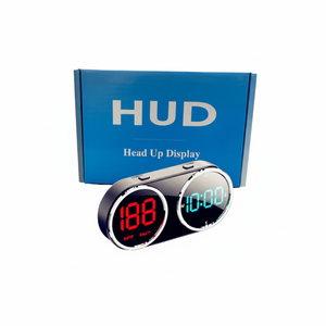 Hud Digital <b>Speedometer</b> Led Display Clock Speed Monitoring Windshield Head Up <b>For</b> <b>Cars</b> Auto Electronics Accessory - Product Image 1