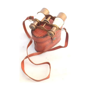 Estuche de binoculares de cuero para exteriores de lujo con correa de hombro cómoda cubierta protectora directa de fábrica para binoculares telescopios - Product Image 1