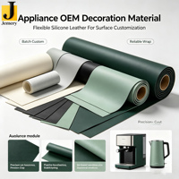 Couverture en silicone écologique Jemery pour machine à café et expresso, matériau de décoration OEM