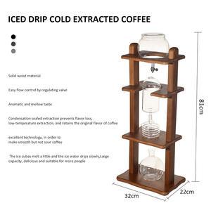 Cafetera de <span class=keywords><strong>Goteo</strong></span> de Hielo de 1000 ml, Vidrio Resistente, Herramientas de Café Espresso de Alta Calidad, Accesorios de Cocina Sim - Product Image 6