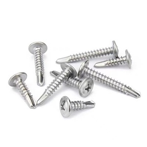 410 Stainless Steel Phillips Head Washer Self Drilling Screw With Ribbon Washer Dovetail For Metal Drilling - Product Image 3