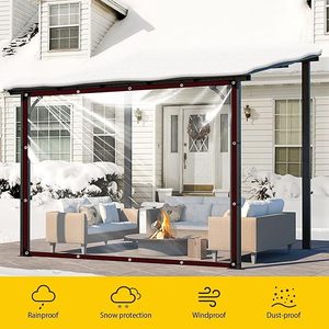 Bâche en PVC transparente super résistante aux intempéries <span class=keywords><strong>pour</strong></span> tente, serre, <span class=keywords><strong>pergola</strong></span> - Product Image 5