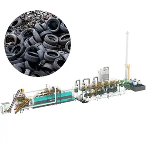 Beston Group Machine de recyclage automatique de pneus Usine de pyrolyse continue Machine de pyrolyse de pneus usagés de 30 tonnes