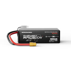 Racepow 6S/12S/14S 22.2V 10000mAh 15C 솔리드 스테이트 배터리 팩 FPV 대형 드론 VTOL UAV 용 최고 품질의 <span class=keywords><strong>LIPO</strong></span> 배터리 - Product Image 1
