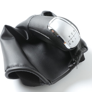 Coque en cuir pour pommeau de levier de vitesse FUXIN, 5 ou 6 vitesses, ergonomique, compatible avec Mercedes Benz - Product Image 1