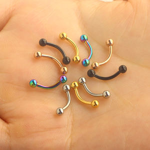 <span class=keywords><strong>Piercing</strong></span> de Ceja Curvo de 16G, Anillo de Acero Quirúrgico Inoxidable para <span class=keywords><strong>Daith</strong></span>, Rook, Joyería de <span class=keywords><strong>Piercing</strong></span> para Mujeres y Hombres - Product Image 5