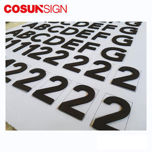 Cosun不锈钢小前黄铜3d酒店铝外门编号 - Product Image 2