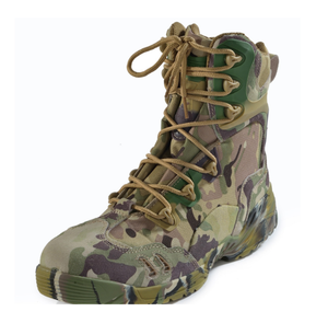 Chaussures tactiques personnalisées TSB07, respirantes et durables, bottes de camouflage CP pour la forêt et la jungle, chaussures de chasse Ranger avec fermeture éclair latérale - Product Image 1