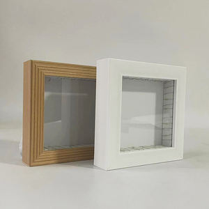 Lampe murale créative à LED 3 couleurs avec variateur d'intensité, boîte à ombre <span class=keywords><strong>en</strong></span> bois, veilleuse décorative pour la maison, <span class=keywords><strong>cadre</strong></span> <span class=keywords><strong>photo</strong></span> <span class=keywords><strong>lumineux</strong></span> - Product Image 4