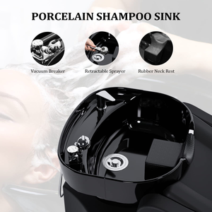 Nueva cama semireclinable para lavado de cabello, exclusiva para peluquerías y barberías, con sistema de llenado de agua, estilo europeo, sencilla, para estilismo capilar. - Product Image 4