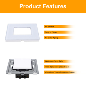 Wenzhou Factory Manufacture Various 16 a 2 Gang Wall Push Home Electrical <strong>Switches</strong> - Product Image 5