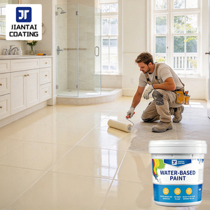 Water-based Acrylic <b>Tile</b> <b>Paint</b> <b>for</b> Bathtub & Bathroom Floor Refinishing, Color Changing Coating Waterproof & Scrub Resistant - Product Image 1