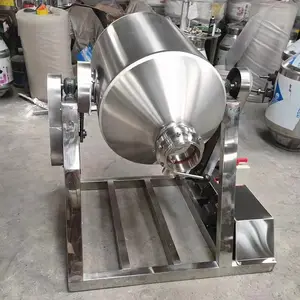 Dry Powder Granule Drum Mixer 100KG 200KG Plastic Mixing Powder Mixer Machine