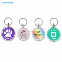 Etiqueta de Identificación para Mascotas con NFC RFID, Ecológica e Impermeable, con Código QR