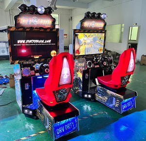 เครื่องเกมแข่งรถอาร์เคดแบบหยอดเหรียญ <span class=keywords><strong>2</strong></span> ผู้เล่น คุณภาพสูงจากโรงงานเบบี้แบร์ รับเหรียญได้ พร้อมการรับประกัน 1 ปี ผลิตจากฮาร์ดแวร์คุณภาพ - Product Image 1