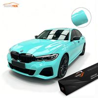 Film Pelindung Cat Mobil NANOTEK Gloss Color TPU PPF Kristal Hijau Anti Menguning Tahan Gores