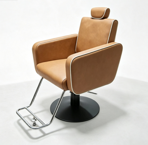 Sillón de Barbería Profesional para Hombre, Reclinable, Negro, Resistente, con Rotación Hidráulica de 360 Grados - Product Image 6