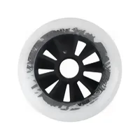 Chaussures de patinage à roulettes professionnelles à grandes roues 90mm/100mm/110mm, résistantes à l'usure, silencieuses, en PU, à une seule rangée pour adultes