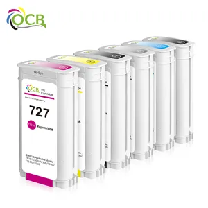 OCBESTJET 5 Star Positive Feedback 727 BK 300ML Ink Cartridge For HP T2500 T1530 T920 T1500 T930 T2530 Printer