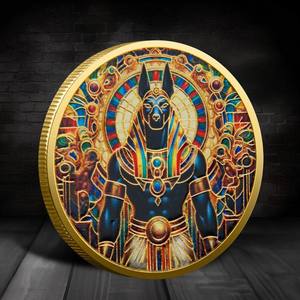 Moneda Conmemorativa del Faraón Egipcio Anubis, Decoración para el Hogar y Colección de Monedas de Perros de Caza - Product Image 6